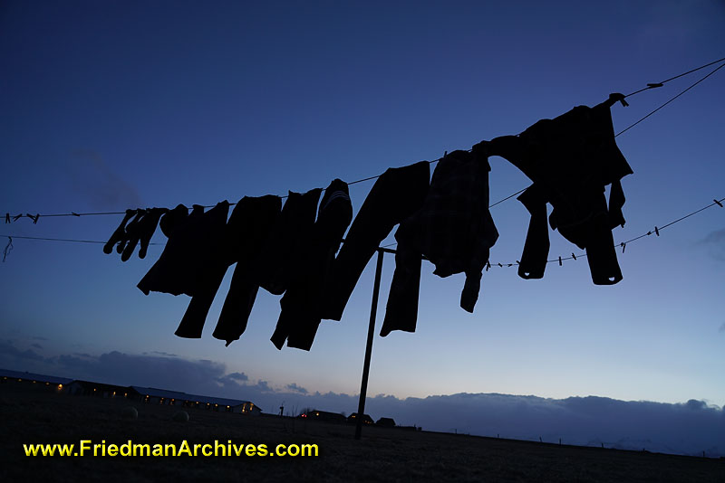 laundry,hanging,dry,winter,blowing,sunset,silhouette,